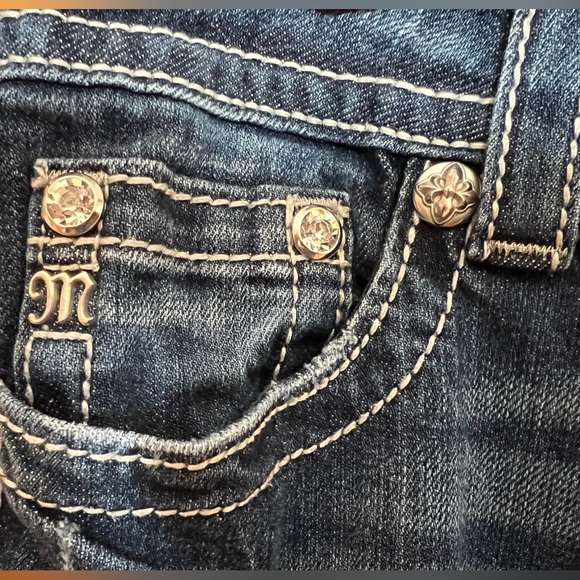 Miss Me Embellished Angel Wings Mid Rise Boot Jeans 30/34*** 😇 - Picture 12 of 15